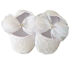 Nihao Baby Girl Baptism Shoes Size 9-12 Months
